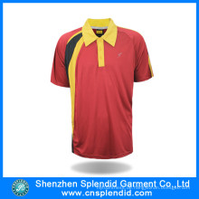 Polo-T-Shirt Fabrik-Qualitäts-Mikrofaser-Mann-Polo-T-Shirt